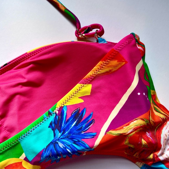 NWT Blackbough Poppy Cut One Piece in Tropical Island Tiki Print Cheeky Fit 🌸 - Picture 15 of 16